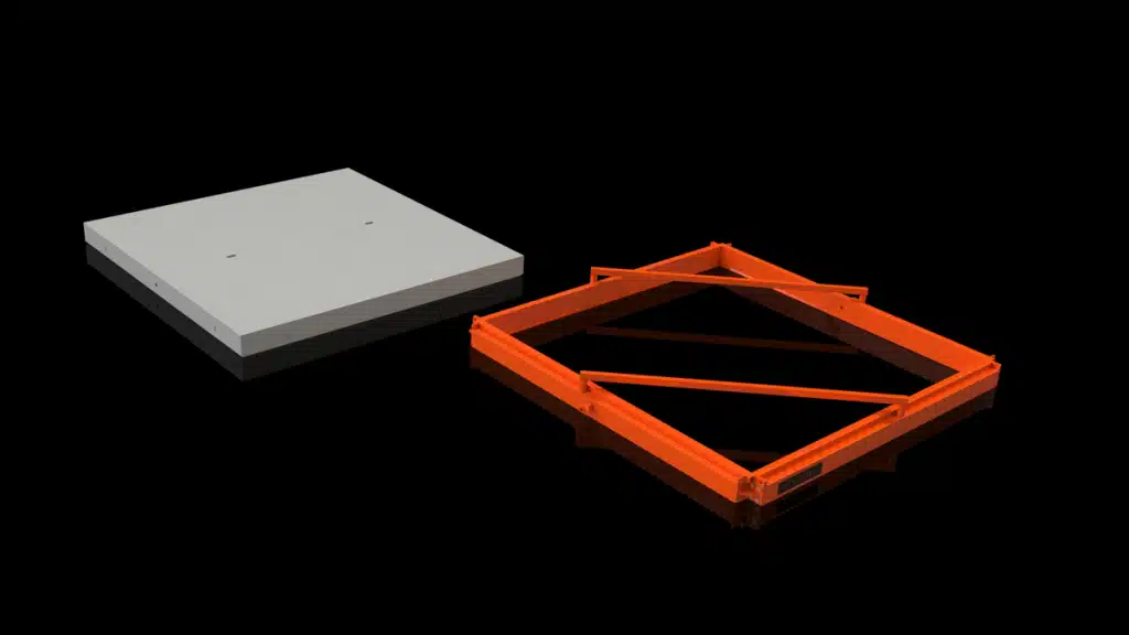 3a0305kj concrete slab mould - Van Haut NV Betonmallen